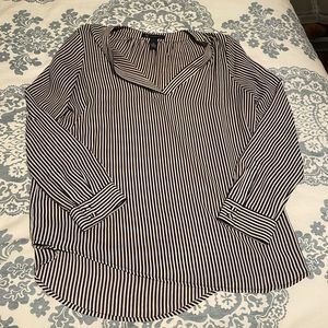 INC Striped Blouse